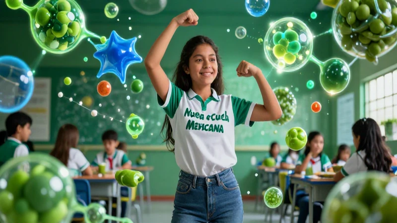 Juventud mexicana saludable, ciencia y educación vibrante