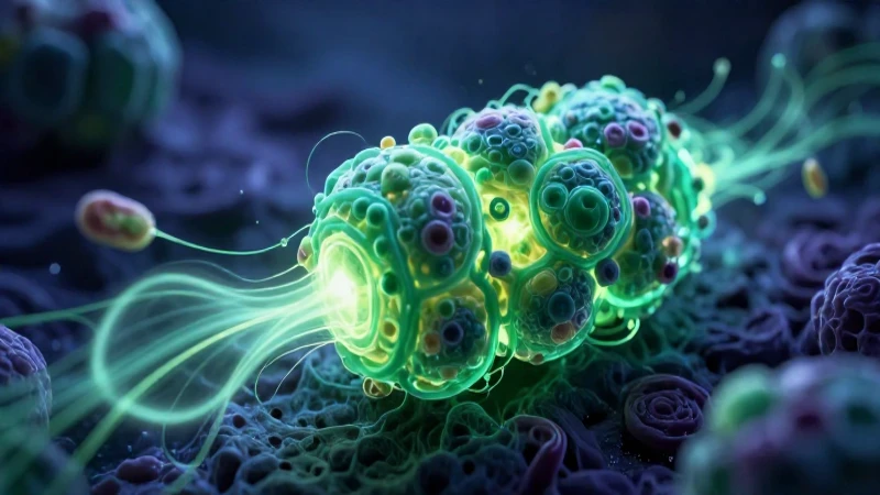 Biogénesis: Teoría, Definición y Concepto Explicado 3 Estructura celular vibrante, macro detallada y luminosa