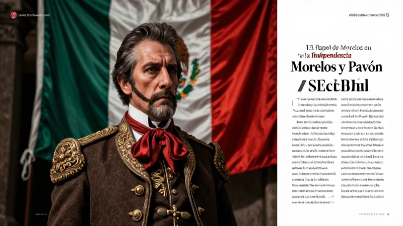 Retrato épico de Morelos, clave de la Independencia