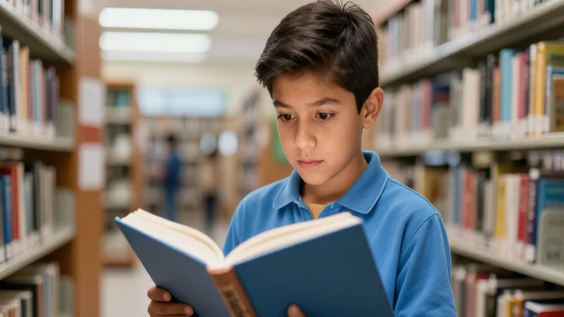 Joven mexicano con libro brillante y luz