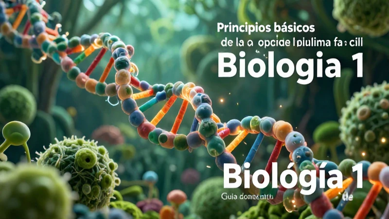 Biología básica: estructuras celulares y guía didáctica