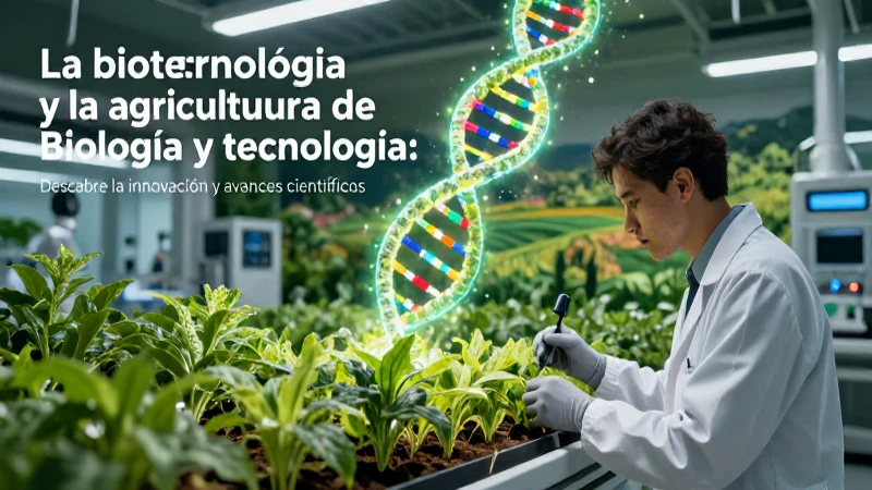 Biología y tecnología impulsando la agricultura innovadora