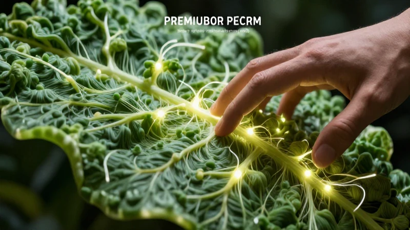 Qué son los biomateriales naturales y cuáles son sus tipos 3 Mano toca hoja vibrante con textura orgánica