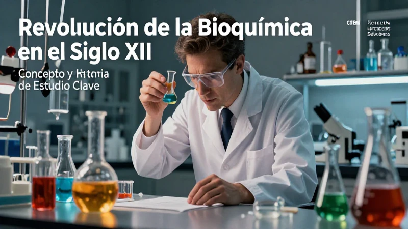 Bioquímico: Concepto, Historia y Ramas de Estudio Clave 4 La bioquímica revolucionó el conocimiento científico del siglo XIX