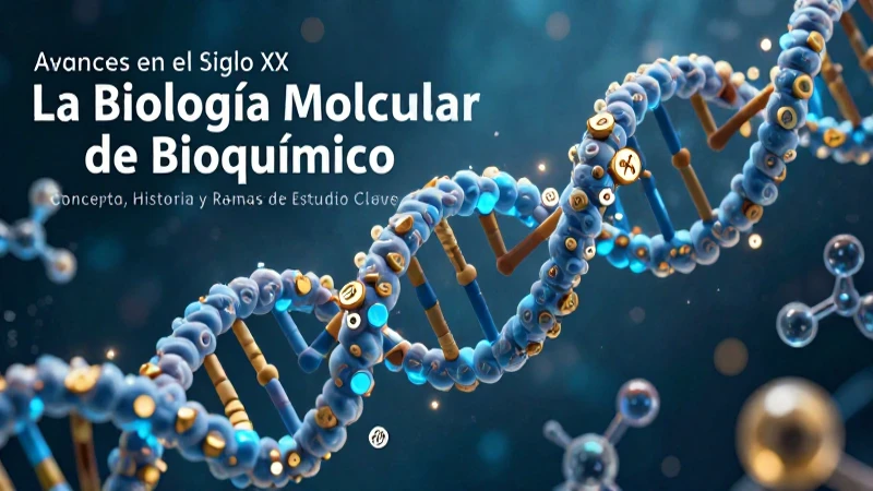 Bioquímico: Concepto, Historia y Ramas de Estudio Clave 5 Avances de la biología molecular