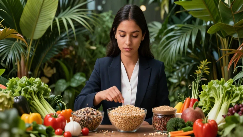 Mujer mexicana en entorno natural con estilo educativo