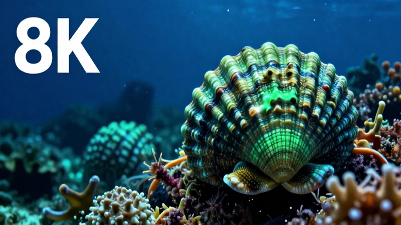 Bivalvos: Descubre el mar que nos rodea y su biodiversidad 6 Ilustración dramática de bivalvos en costas mexicanas
