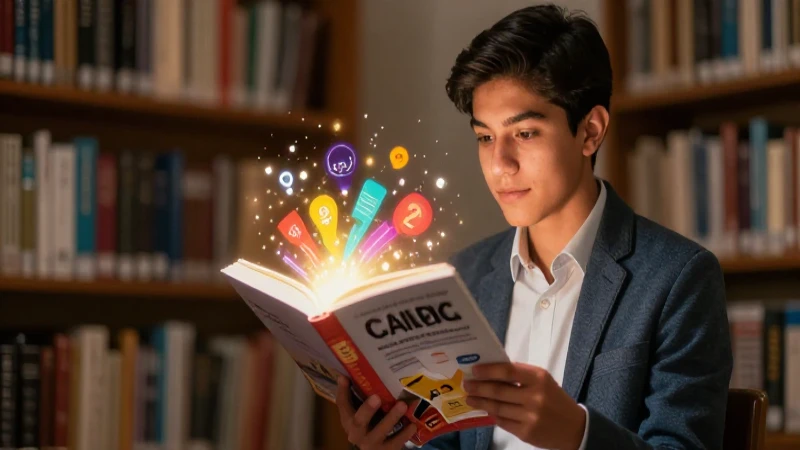 Bizarro: significado, definición y concepto explicados 5 Estudiante mexicano con libro iluminado