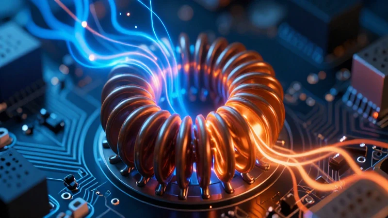 Circuito moderno con flujo de energía dinámica