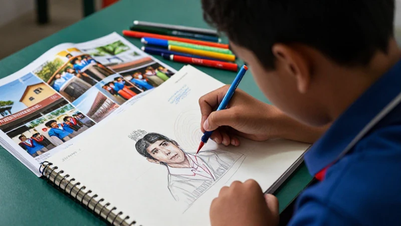 Boceto: Concepto, características, tipos, usos y ejemplos 3 Estudiante mexicano ilustra con gran detalle
