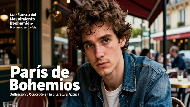 Concepto bohemio en literatura y arte parisino