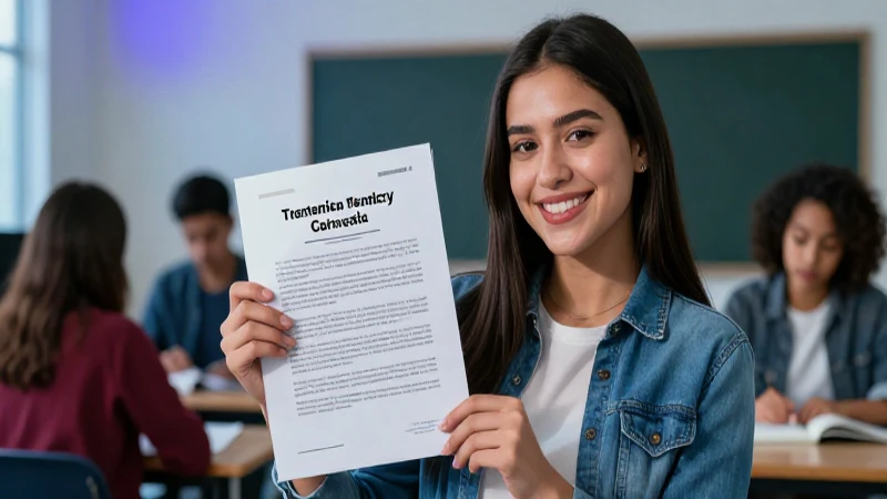 Mejora tus calificaciones con la nueva boleta de calificaciones 3 Retrato profesional de estudiante mexicano moderno