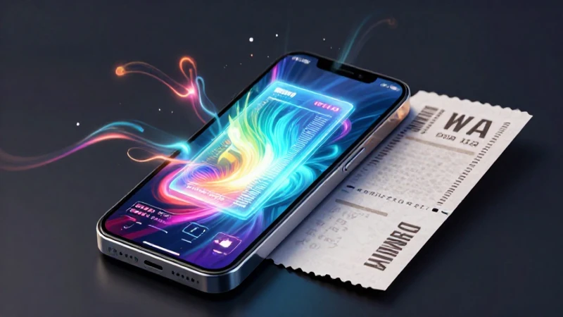 Boletos virtuales: Optimiza tu acceso con tickets digitales 4 Diseño digital cinematográfico de billete futurista