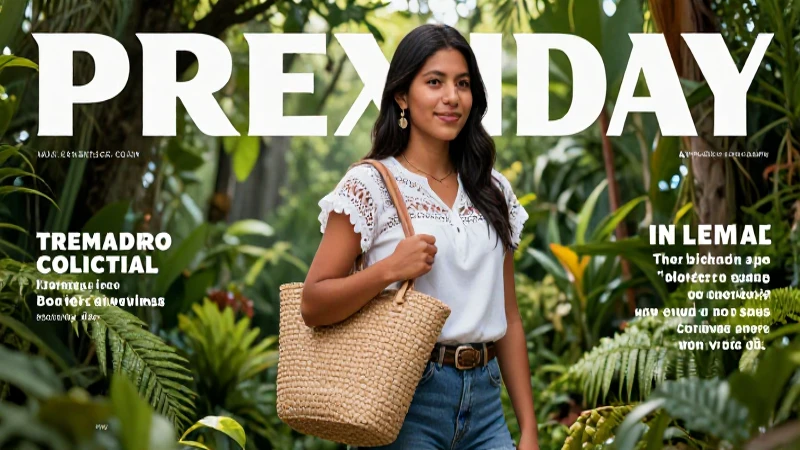 Joven mexicana con estilo natural