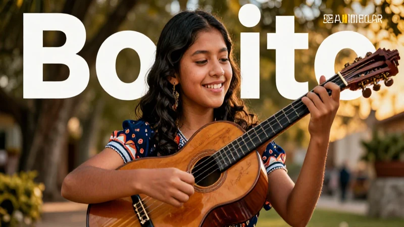 Qué significa la palabra bonito y cuál es su papel en la música 4 Retrato hermoso de un joven músico