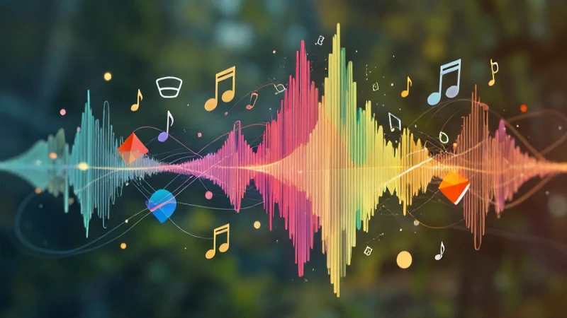 Qué significa la palabra bonito y cuál es su papel en la música 3 Armonía abstracta vibrante y dinámica