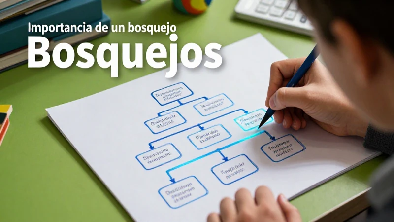 Un bosquejo estructurado define el éxito de la redacción