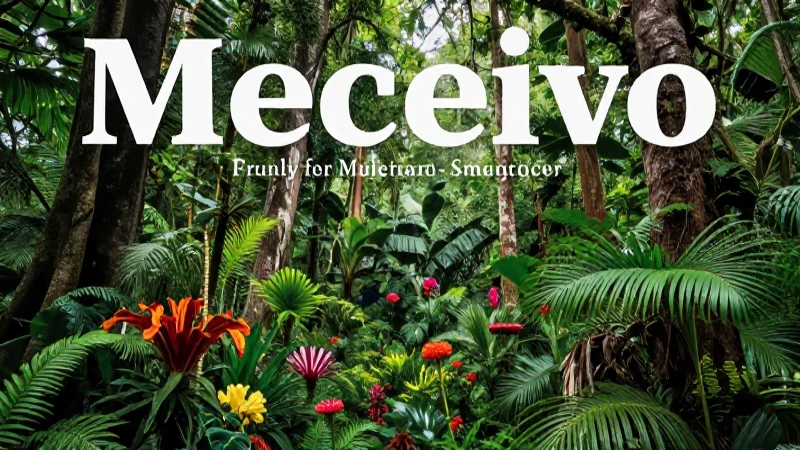 Selva mexicana vibrante, realista y profesional