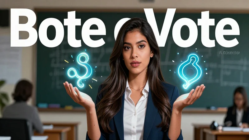 Bote o Vote: la regla correcta