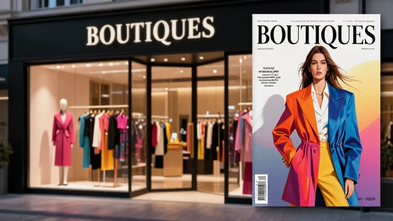 Evolución moderna de boutiques de moda