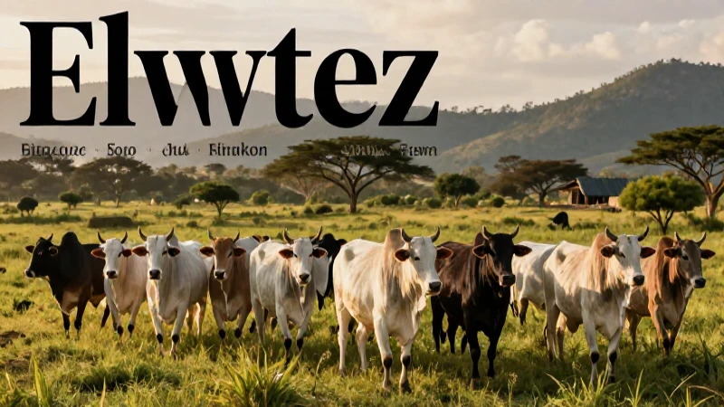 Ganado en rancho mexicano, luz dorada cinematográfica