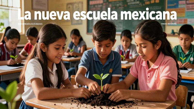 Acciones frente al cambio climático para la nueva escuela mexicana 3 Jóvenes mexicanos plantan acciones climáticas