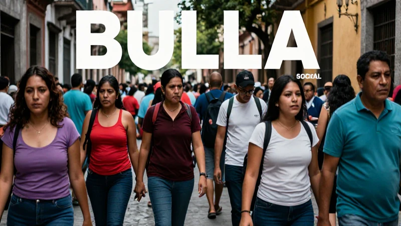 Representación visual de la bulliciosa vida urbana