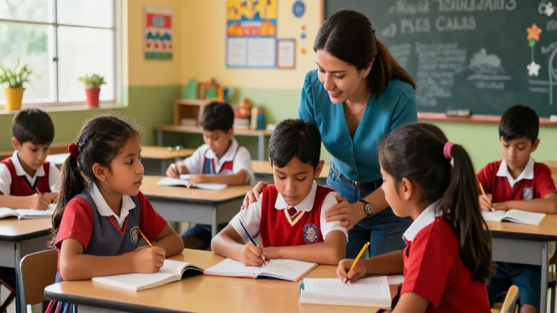 Niños diversos aprendiendo con afecto en México