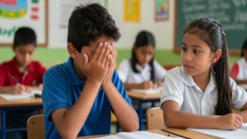 Tensión emocional en un aula mexicana vibrante