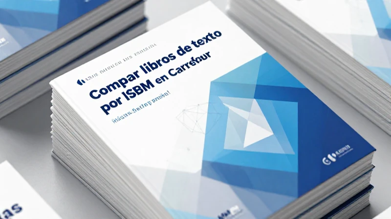 ¡Comprar libros de texto por ISBN en Carrefour al mejor precio! 3 Compra libros de texto de calidad con ISBN