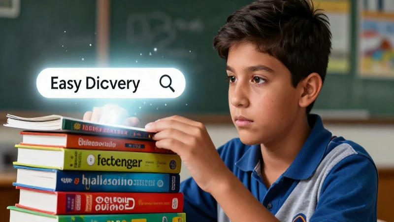 Estudiante mexicano brillante con libros y luz