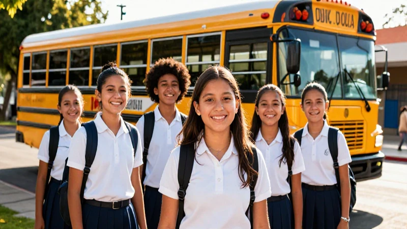 Estudiantes mexicanos son felices en la escuela