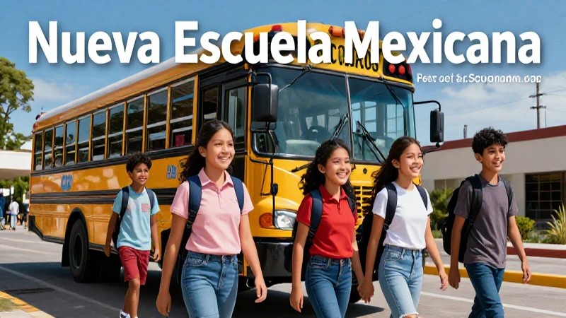 Educación mexicana vibrante y moderna