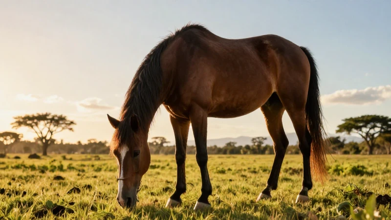 Caballo Zorro realista en paisaje mexicano