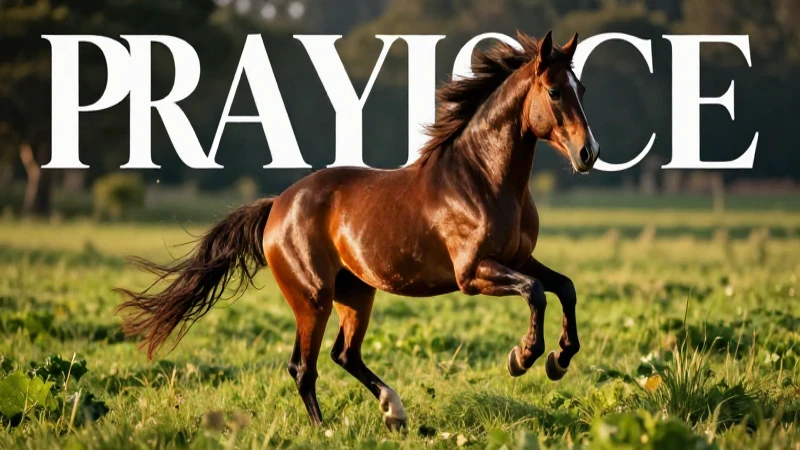 Majestuoso caballo zorro en campo dorado