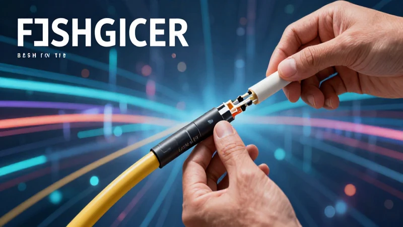 Cableado de red: Tipos, usos y beneficios de cables de red 9 Fibra óptica avanzada conectada con precisión profesional