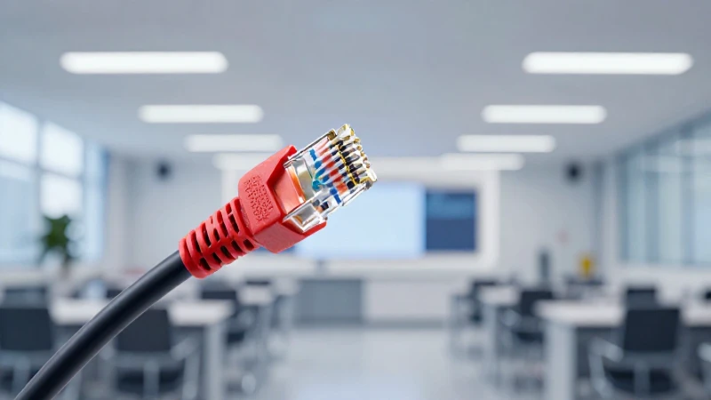 Cables UTP: Historia, Ventajas y Desventajas Esenciales 3 Red de datos digital vibrante con estética profesional
