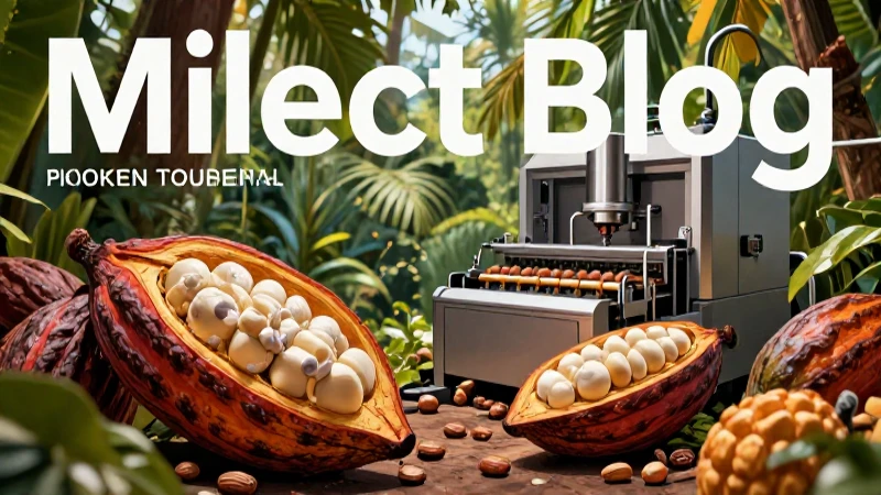 Blog educativo vibrante, cacao en detalle