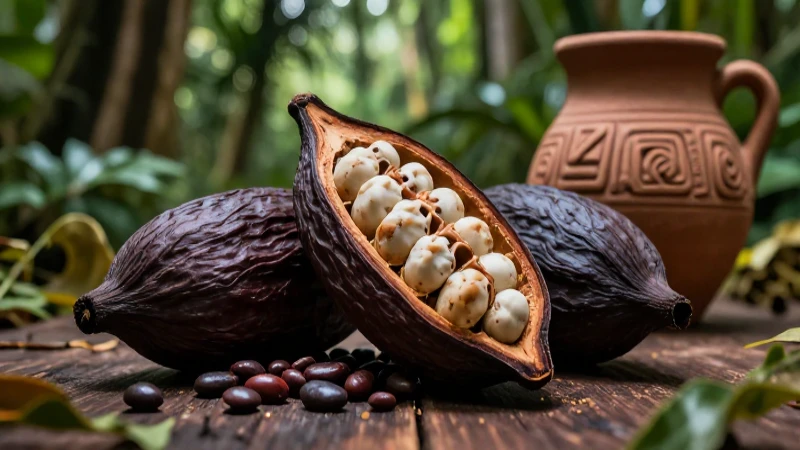 Cacao, cultura azteca y selva en detalle