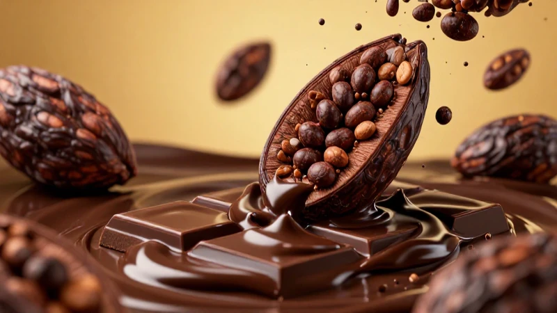 Cacao se transforma en chocolate oscuro y delicioso