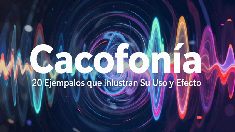Guía para identificar la cacofonía