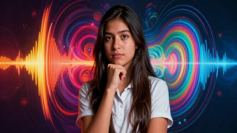 Estudiante mexicano reflexivo con estética académica vibrante