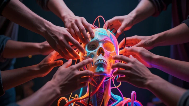Cadáver exquisito: El juego creativo que sorprende 6 Cadáver exquisito: arte surrealista de manos entrelazadas