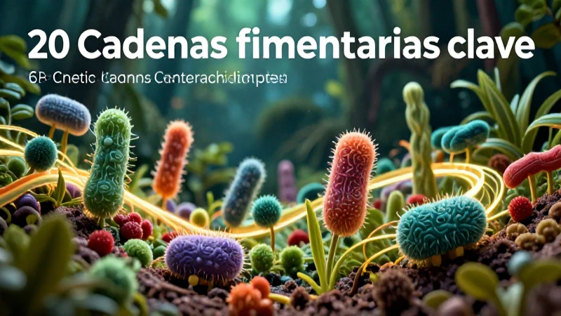 Microorganismos interactúan en detalladas cadenas alimentarias