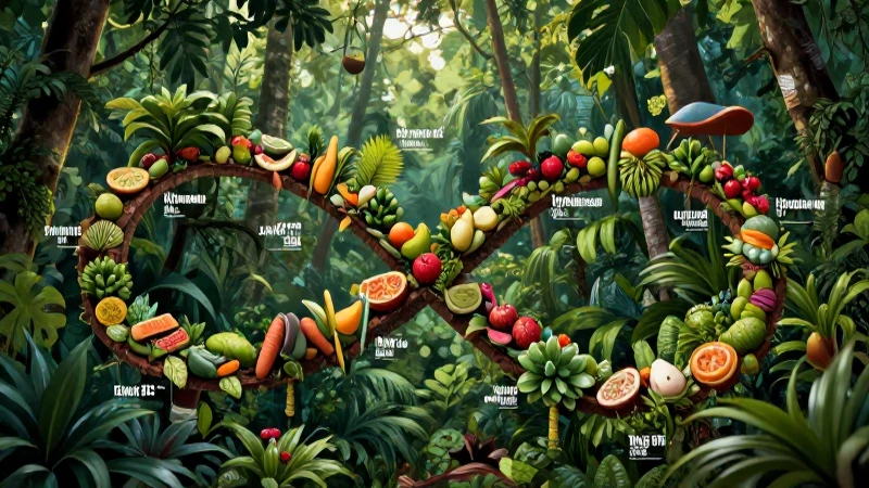Cadena trófica: concepto, tipos, características y ejemplos 6 Ecosistema forestal mexicano vibrante y detallado