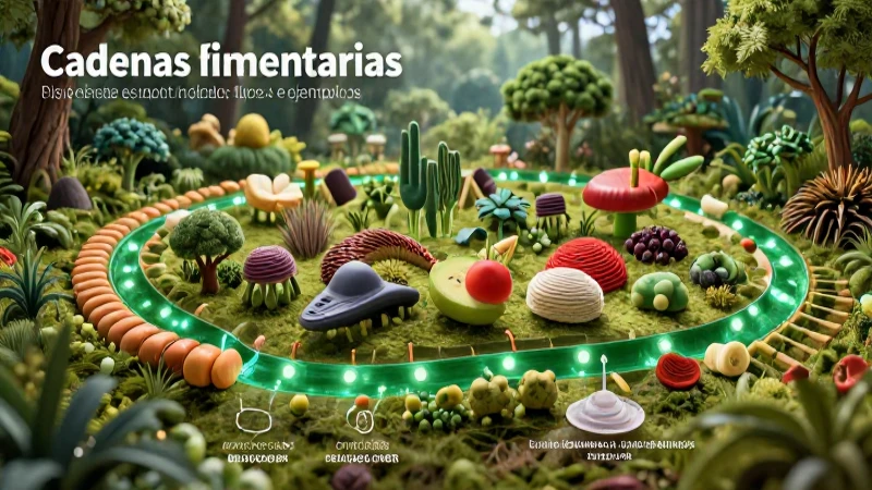 Cadenas alimentarias: tipos, eslabones y hábitats