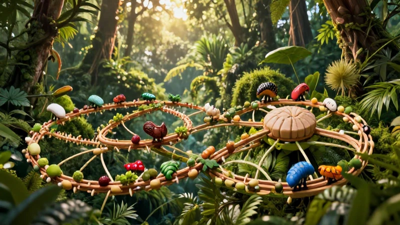 La interconexión ecológica es evidente en las cadenas alimentarias