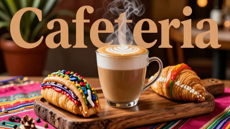 Cafetería mexicana: Productos, diseño y experiencia profesional