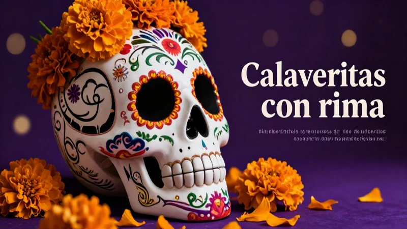 Arte vibrante de calaveras mexicanas de Día de Muertos