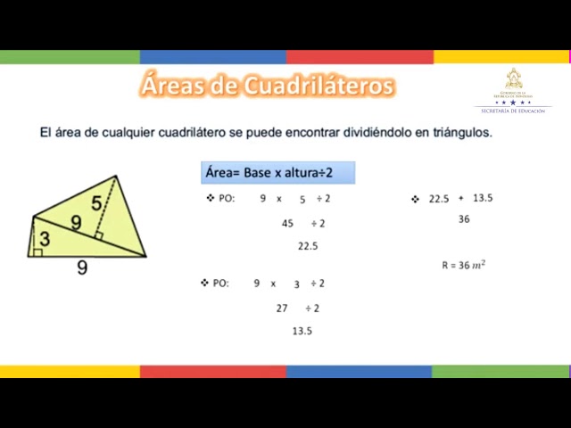 Calcula área de triángulos y cuadriláteros fácil y rápido 2 calcula area de triangulos y cuadrilateros facil y rapido